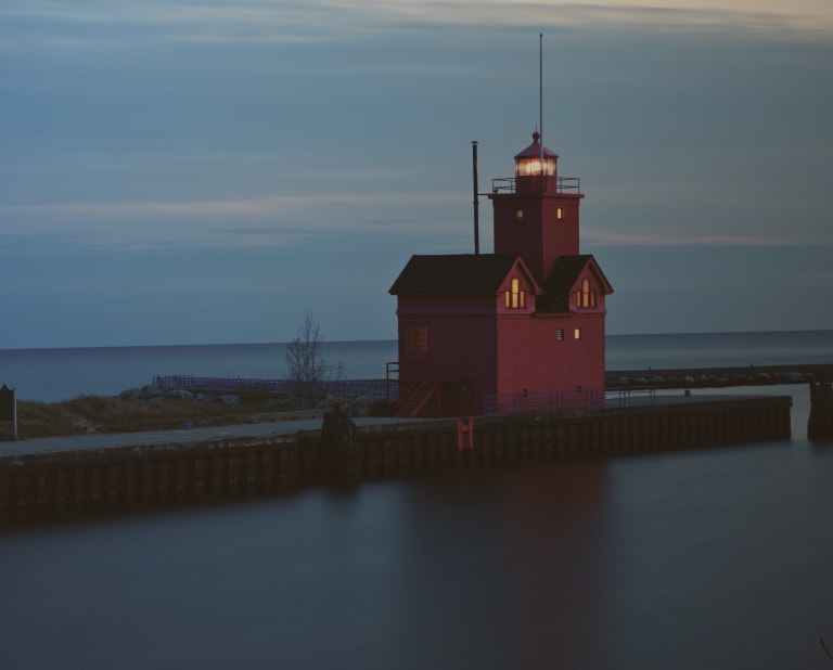 Lighthouse on a pier